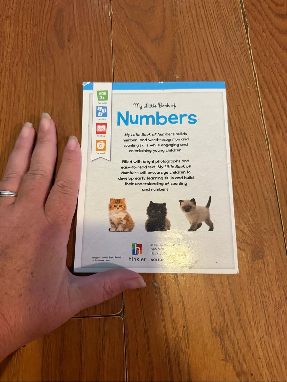 Hinkler My Little Book of Numbers - Colorful Educational Counting Book